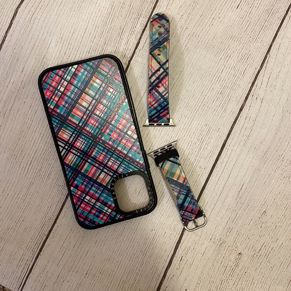 Casetify iwatch band and matching iPhone 12 case​​